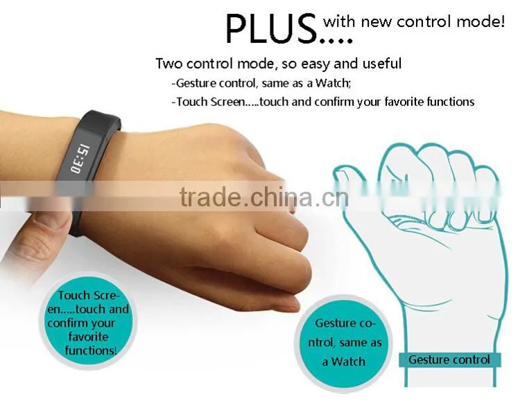 Original i5 plus smart bracelet ip65 waterproof watches 0.91" oled smartband bluetooth 4.0