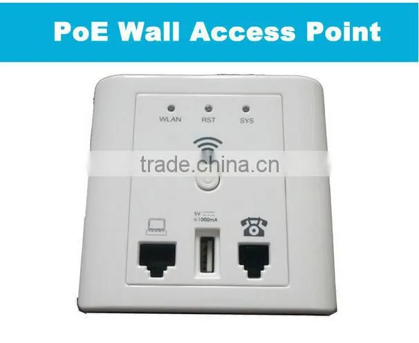300MBPS HIGH-POWER WALL MOUNT IN-WALL AP/ ROUTERS WITH POE