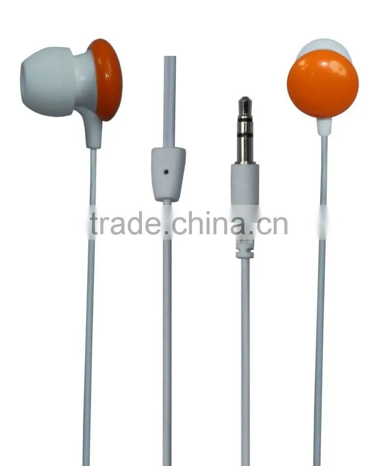 free sample wired earphones mini ear earbuds stereo long cable