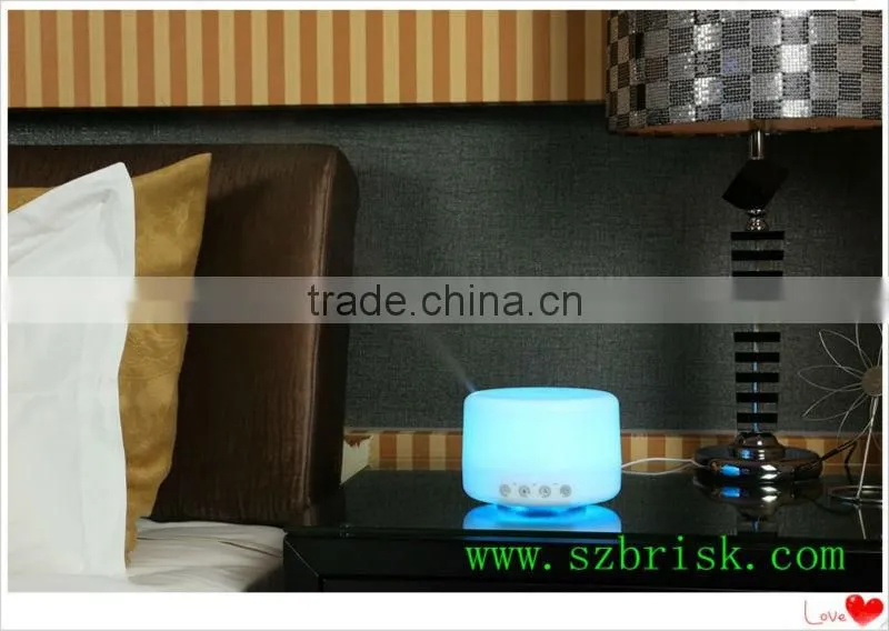 500ml Home Aroma Diffuser Ultrasonic Humidifier LED Color Changing Lamp Light BK-EG-FD12