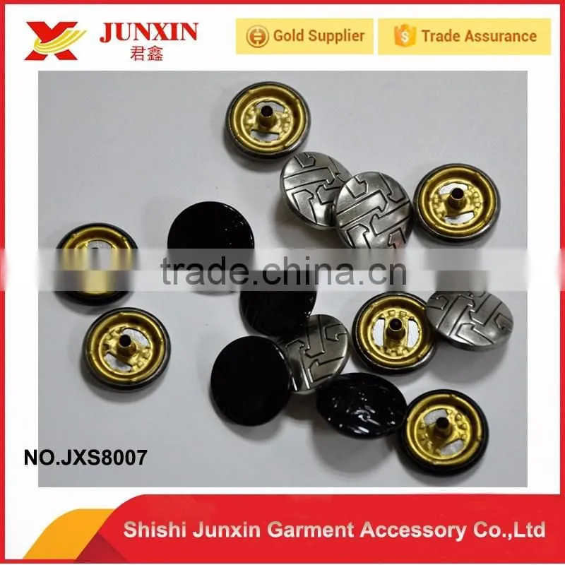 New arrival fashion press metal snap button for garments