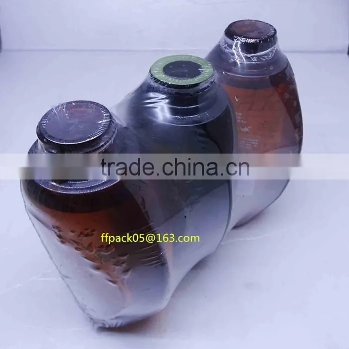 Servo Motor Control Automatic Cosmetic Bottles Heat Shrink Packing Machine