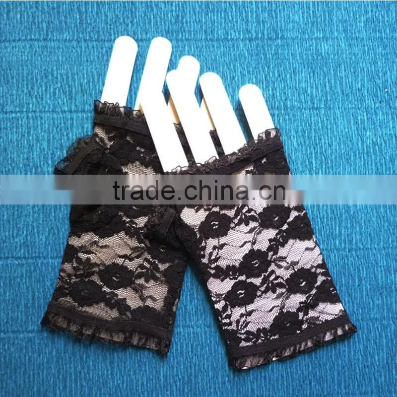 Fingerless Cheap Lace Gloves