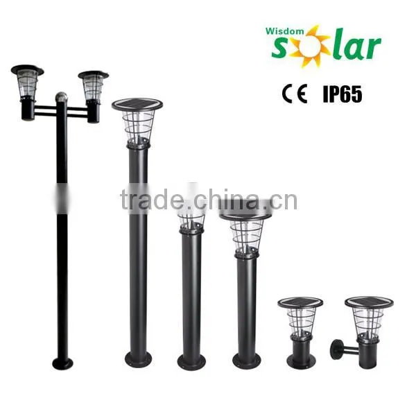 JR-2602 Rechargeable stainless steel solar garden light solar wall light