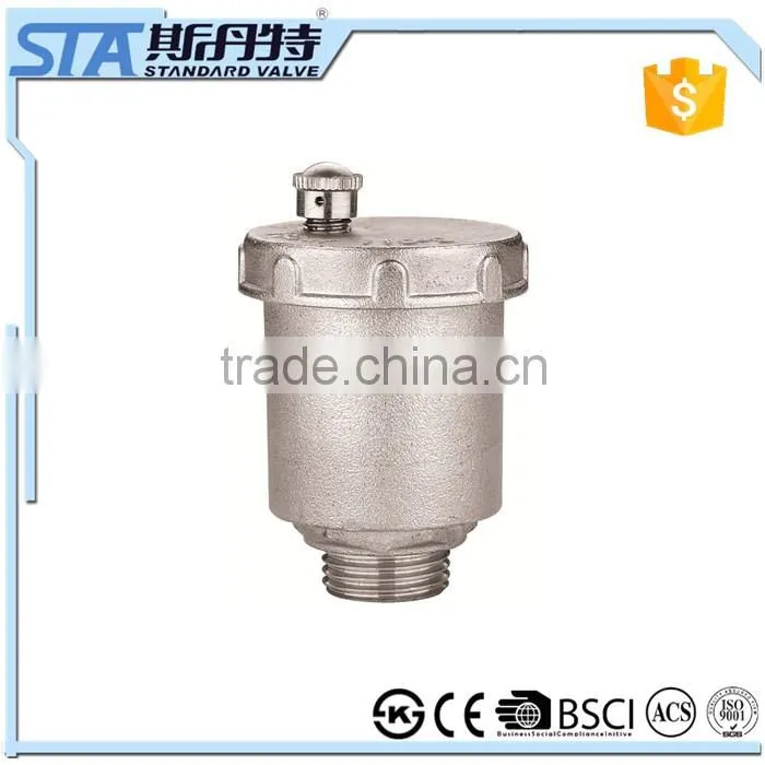 ART.5051 Forged CW617n brass automatic air vent valve, air evacuation valve, air release valve made in Yuhuan, Zhejiang, China