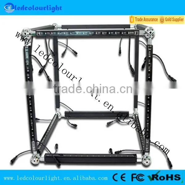 milk cover DMX 3D pixel tube nightclub bar DJ led vertical tube light
