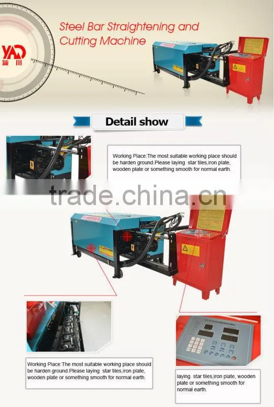 GT4-12 full automatic steel bar straightening and cutting machine