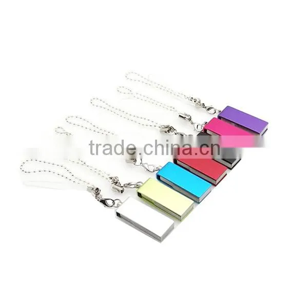 Promotional gift swivel metal mini usb stick memory for sony