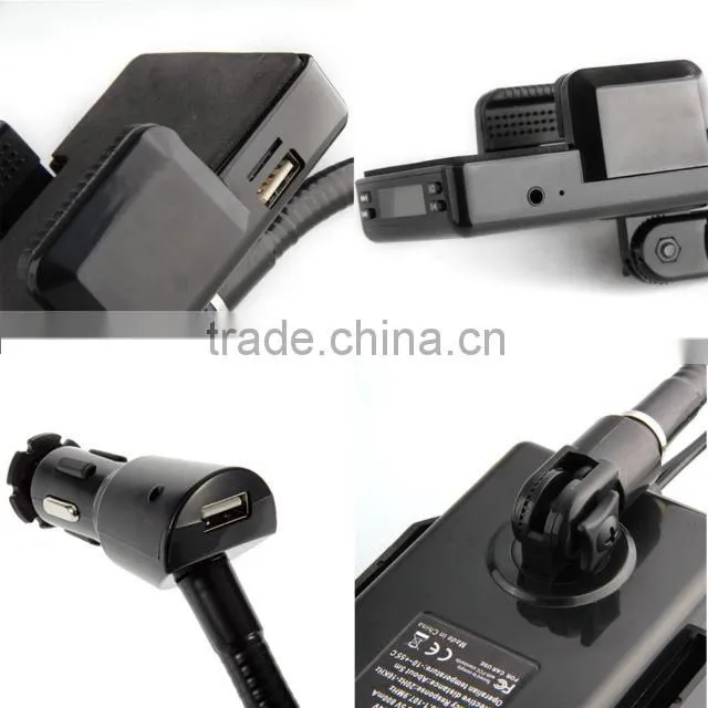 3.5mm FM Transmitter MP3 Car Kit Handsfree for iPhone 5 5S 5C iphone5 Charger Holder IR Remote Control