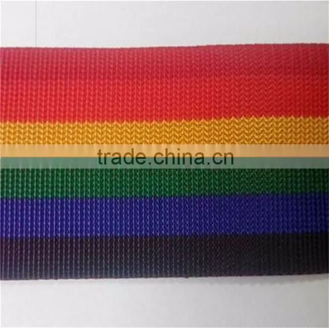 High Quality Custom PP Striped Webbing Tape