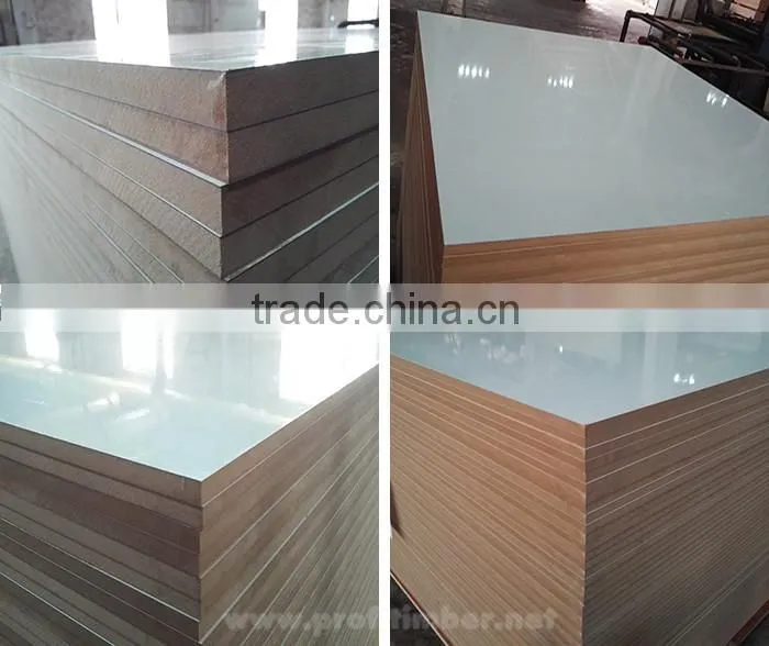 High Gloss Laminate Furniture MDF Board