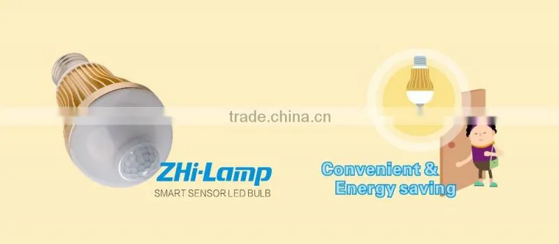 PIR Motion Sensor LED Light Bulb with Lux learning & Timer selection(Model:L2w)