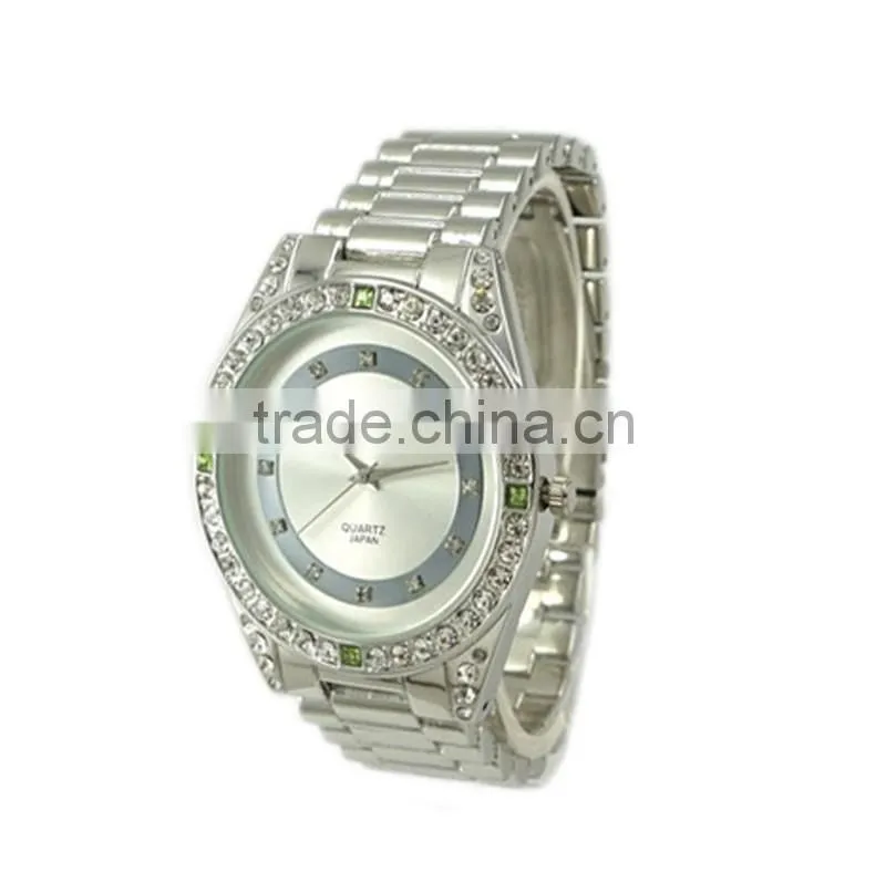 New models new look a ring on the dial design diamond alloy watches lady wristwatch