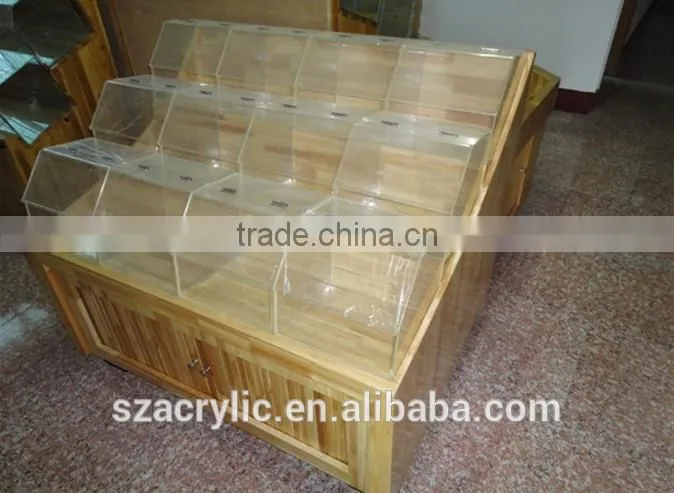 Supermarket Plastic acrylic candy box candy cases snacks display box
