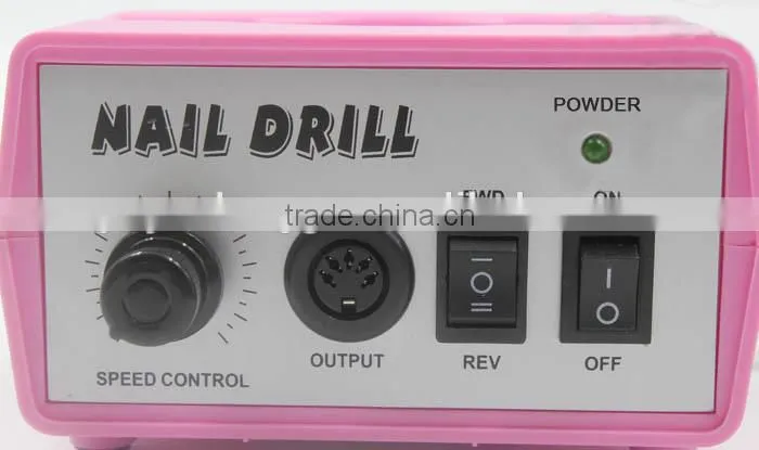 Sweet Pink Nail Art Equipment Manicure Tools Pedicure Acrylics Pink Electric Nail Drill Pen Machine Set Kit