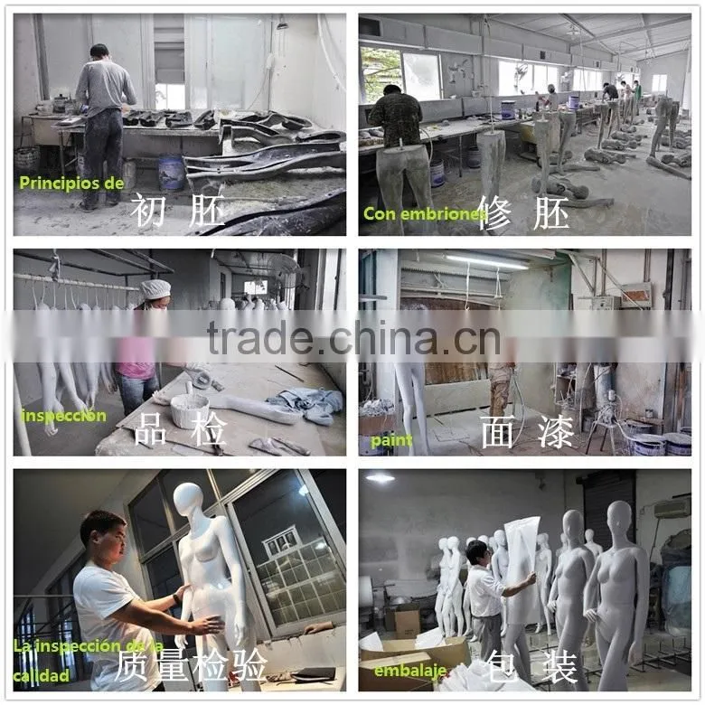Full body Transparent display mannequin female plastic manikin