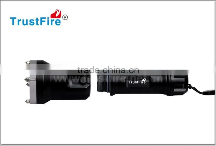Trustfire classical led diving flashlight high power led torch 100M IPX8 TrustFire DF006 waterproof flashlights