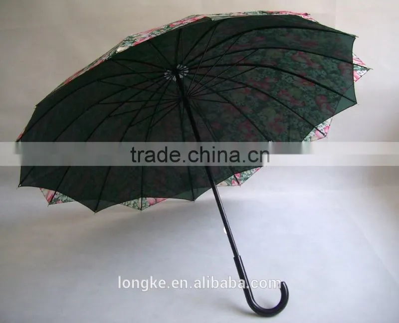 flower design double canopy umbrella inside design umbrella