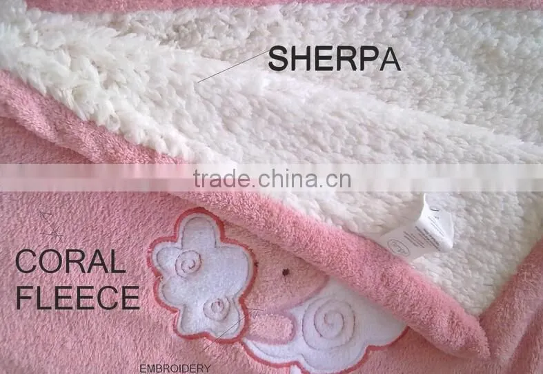 Manufactory wholesale home designs home textile 100% polyester coral fleece fabric blanket cheap 2 in 1 pillow blanket
