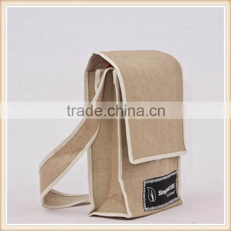 Factory wholesale jute single-shoulder bag