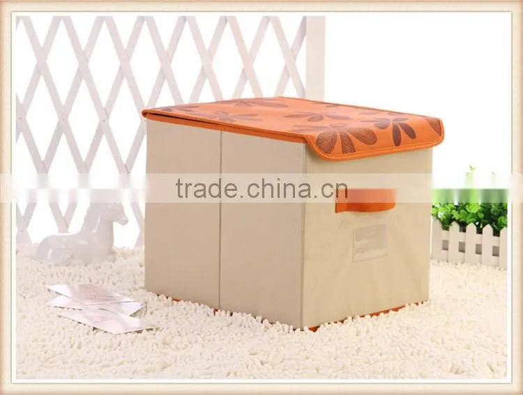 Wholesale in stock 4 color nonwoven storage box