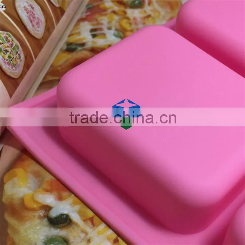 CTBED197 Special Desserts Homemade Soaps 6-Cavity Silicone Petite Loaf Muffin Brownie Cornbread Mould