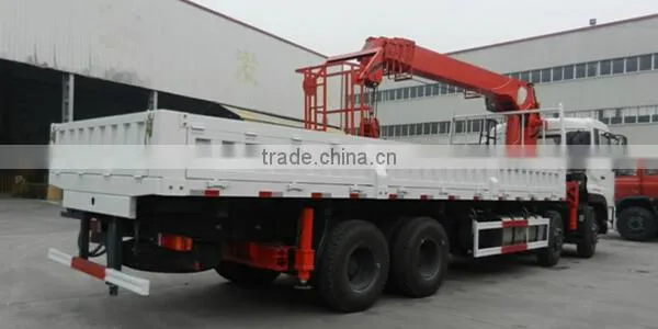 hand operated lifting equipment on truck, Model No.:SQ18S5, 18ton truck crane with telescopic booms.