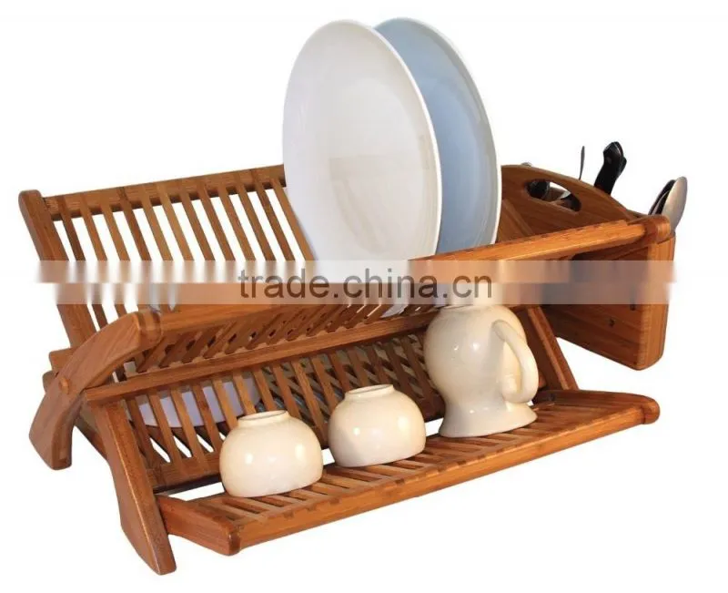 Bamboo Collapsible Eco Dish Rack