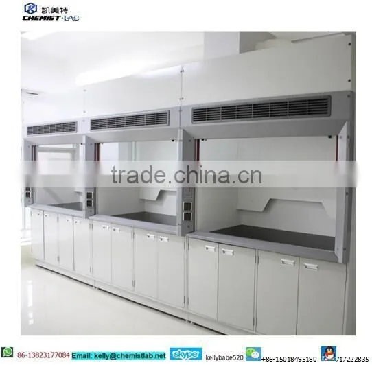 Biology Laboratory Steel Fume Hood With Drawers