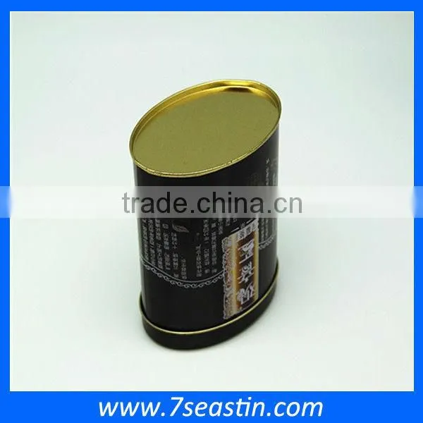 oval tea tin containers