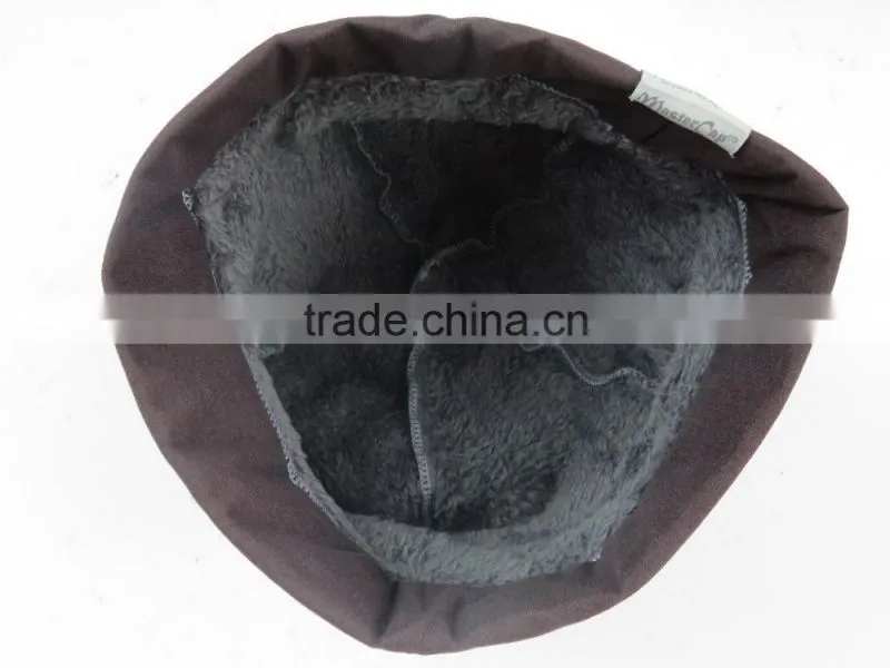 Cold Resistance Winter Beanie Hat with Fuzzy Inside