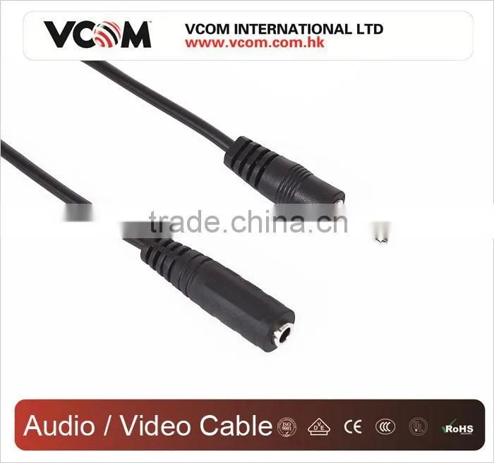 2015 Top Selling 3.5MM Audio Cable Male to Female