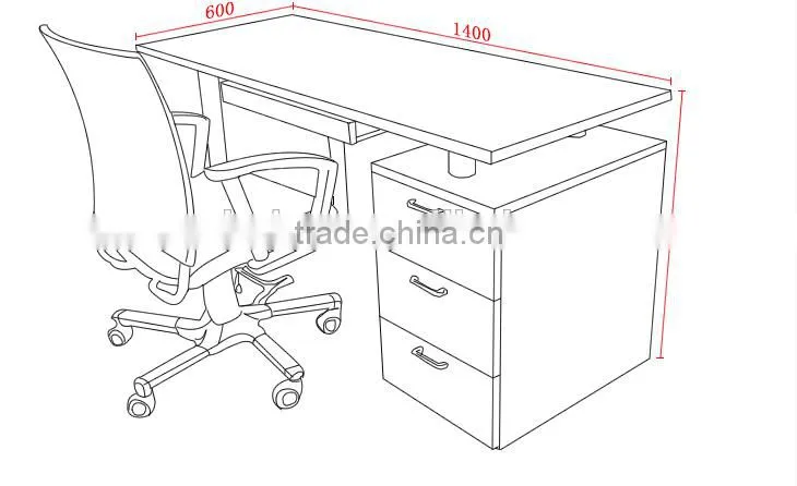 Panel Wood Computer Or Studying Table