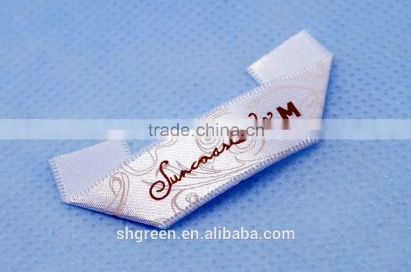 Top sewing printing label tags with full color
