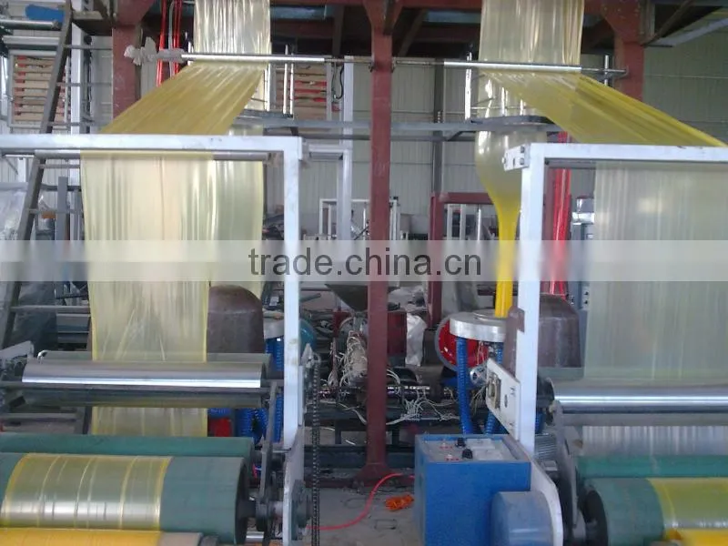 High resolution double die high speed film blowing machine for normal bags in daily life