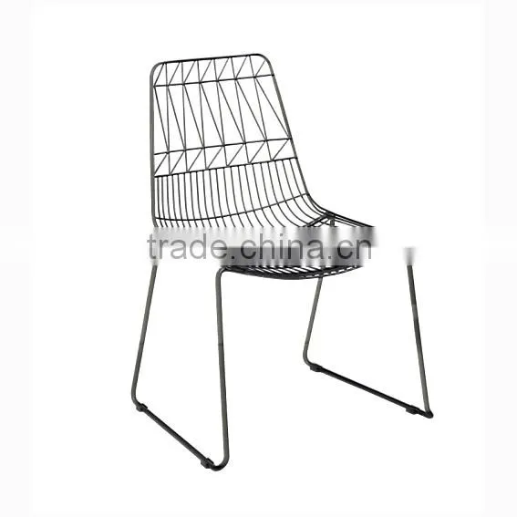China Top sale cheap metal replica bertoia wire chair supplier