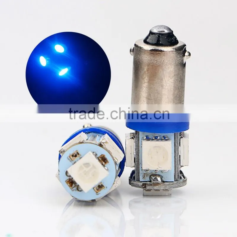 Multi-color 12volts ba9s 5050 5smd led auto lamp