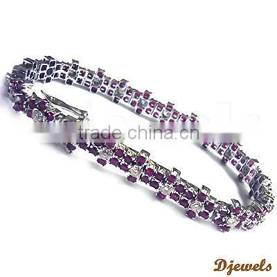 White Gold Diamond Bracelet, Ladies Bracelet, Diamond jewellery