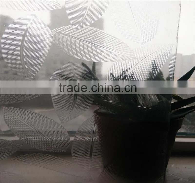 decorative figure glass hibiscus