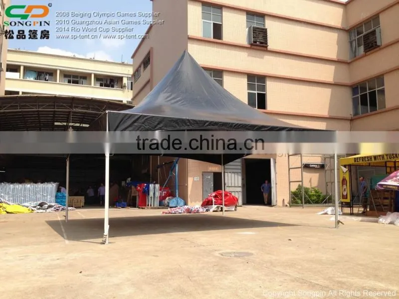 5m outdoor aluminum frameblack tension tent for party/event in hot sale