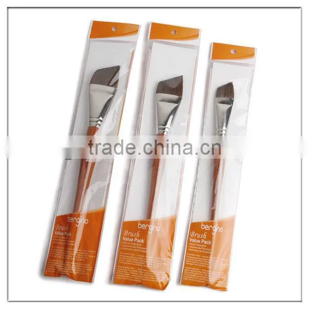 in stock BGN-246 bergino professional high qualitty angular shape hose hair artist brush