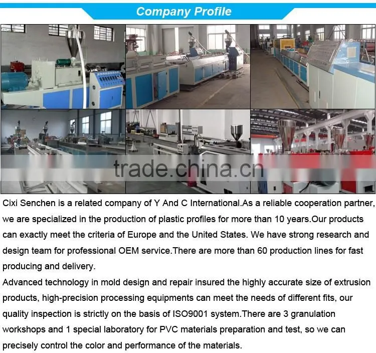 Best seller factory supply plastic strip, PVC plastic product