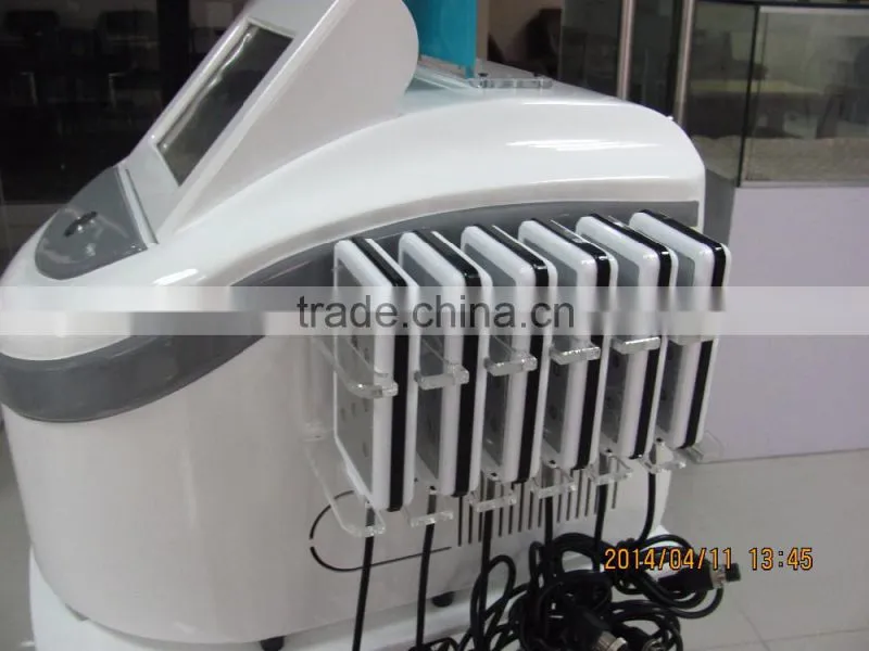 Vacuum Roller Massage & Cooling Fat Handpiece &6 Diode Laser Weight Loss Machine