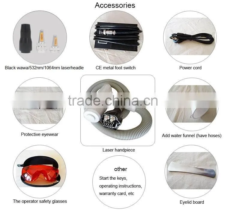 2016 hot sale hair removal nd yag laser tattoo removal laser in usa