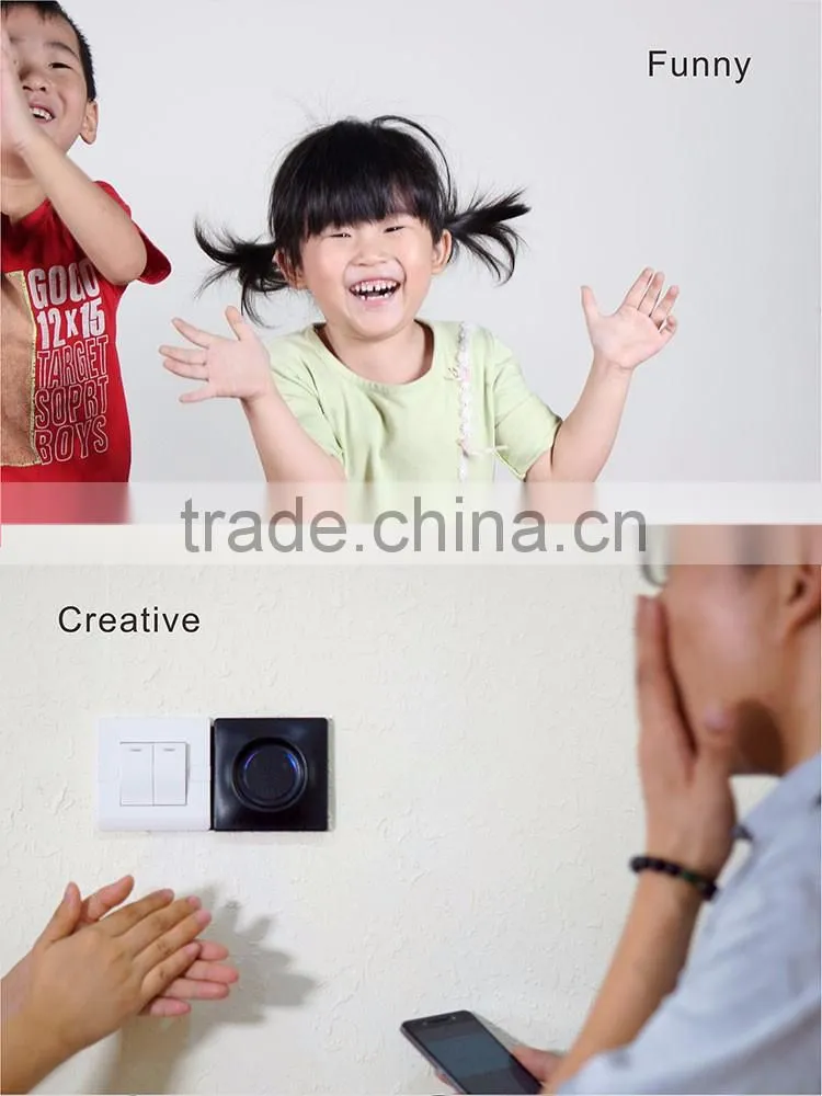 Black, White, Light Wood, Dark Wood electrical switch/touch switch/voice control switch