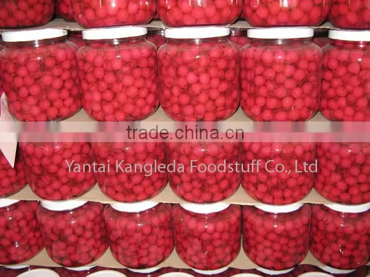 canned sweet red cherry in light syrup