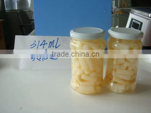 Fresh Canned White Asparagus in jar with Price