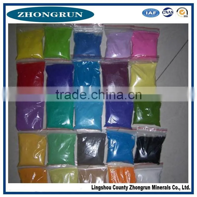 natural color quartz sand/colored sand for sand art