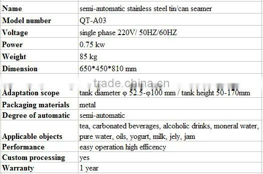 Best selling can seamer machine for wholesale