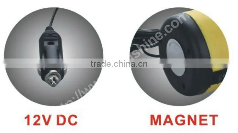 rechargable led work light with hooks and magnet 9leds